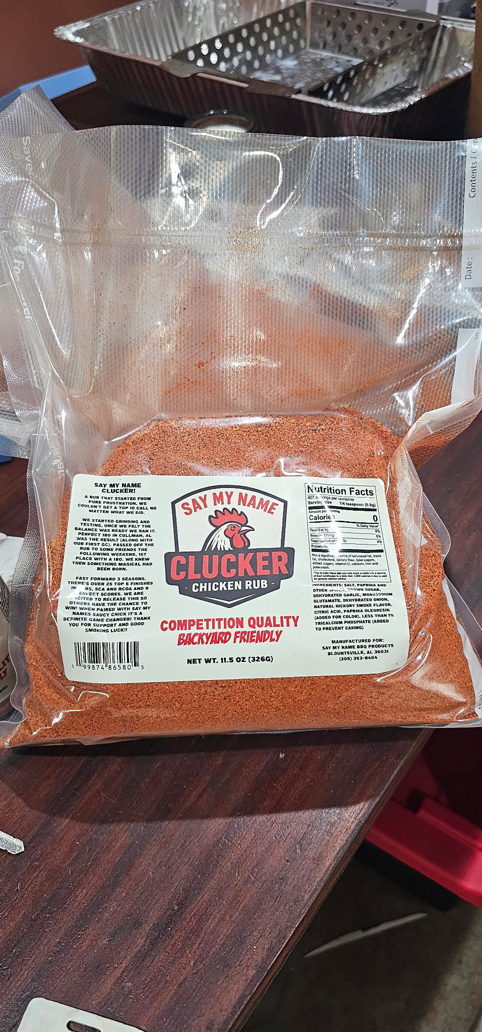 Say My Name Clucker!! 32 ounce package