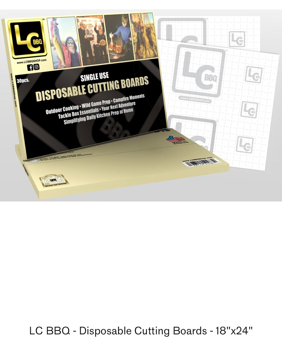 LC bbq cutting boards