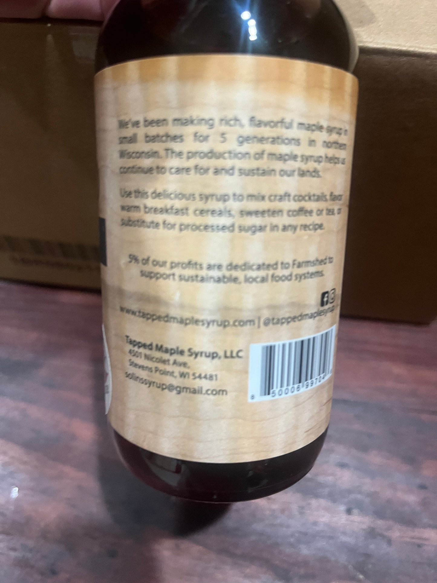 Tapped Maple Syrup