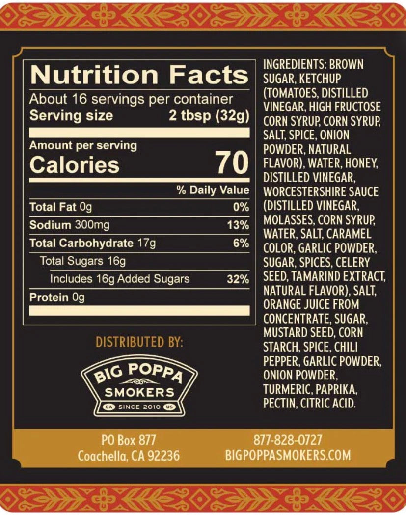 Big Poppa Smoke Granny’s BBQ Sauce