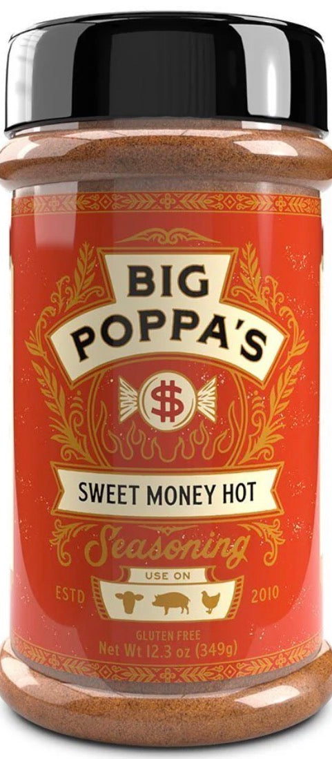 BIG POPPA'S SWEET MONEY HOT SEASONING - 12.3OZ