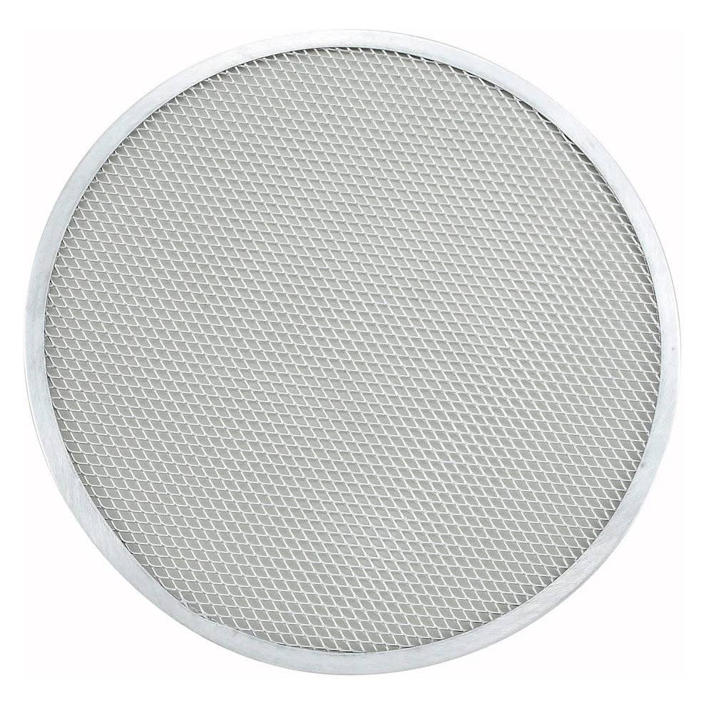 APZS-10 to APZS-9, 7-20" Aluminum Seamless Pizza Screen: 20" Dia