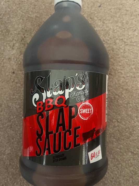 Slaps BBQ Slap Sauce Sweet half gallon
